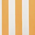 Tissu d'auvent Jaune tournesol/blanc 6 x 3 m (cadre non inclus)