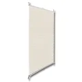 Store plissé en crème 110 x 200cm