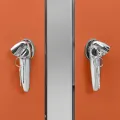 Abri pour trois poubelles 207x77,5x112,5 cm Inox
