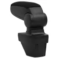 Accoudoir de voiture noir 15x35x(33-49,5) cm ABS