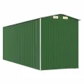 Abri de jardin Vert 192x523x223 cm Acier galvanisé