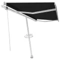 Auvent automatique sur pied 400x300 cm Anthracite