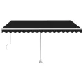 Auvent automatique sur pied 400x300 cm Anthracite