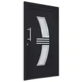 Porte d'entrée Anthracite 88x200 cm