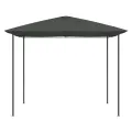 Belvédère 3x3x2,6 m Anthracite 160 g/m²