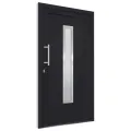Porte d'entrée Anthracite 108x208 cm