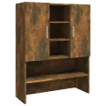Meuble pour machine à laver Chêne fumé 70,5x25,5x90 cm
