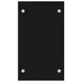 Portant de bois de chauffage Noir 40x35x60 cm Verre