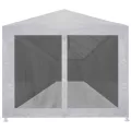 Tente de réception avec 10 parois en maille 12 x 3 m