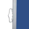 Auvent latéral rétractable Bleu 160x600 cm