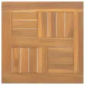 Dessus de table carré 40x40x2,5 cm Bois de teck massif