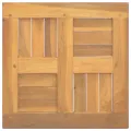 Dessus de table carré 40x40x2,5 cm Bois de teck massif