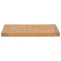 Dessus de table carré 40x40x2,5 cm Bois de teck massif