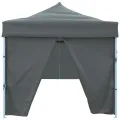 Tente de réception pliable avec 8 parois 3 x 9 m Anthracite