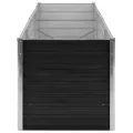 Lit surélevé de jardin Anthracite 240x80x77 cm Acier galvanisé