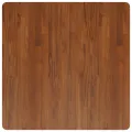 Dessus de table carré Marron foncé80x80x1,5cm Bois chêne traité