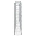 Paniers à gabions arqués 5 pcs 400x30x140/160 cm Fer galvanisé