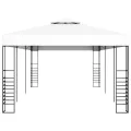 Tonnelle de jardin 6 x 3 m Blanc