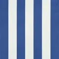 Auvent rétractable 350x150 cm Bleu et blanc
