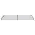 Auvent de porte Gris 150x75 cm Polycarbonate