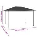 Belvédère 384x281x270 cm Anthracite 180 g/m²