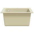 Évier de cuisine Granit Seul lavabo Beige