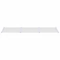 Auvent de porte Gris et transparent 358,5x90 cm Polycarbonate