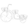 Support de plantes sous forme de vélo Style vintage Métal