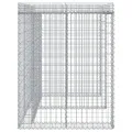 Mur de gabion pour poubelle 192x91x120 cm fer galvanisé