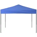 Tente de réception pliable Bleu 3x3 m