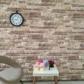 Panneaux muraux 3D avec design de brique multicolore 10 pcs EPS