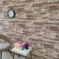 Panneaux muraux 3D avec design de brique multicolore 10 pcs EPS