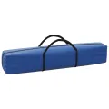 Tente de réception pliable avec parois Bleu 3x3 m