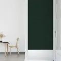 Panneaux muraux 12 pcs Vert foncé 90x15 cm Velours 1,62 m²