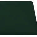Panneaux muraux 12 pcs Vert foncé 90x15 cm Velours 1,62 m²