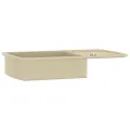 Évier de cuisine Granit Seul lavabo Beige