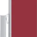Auvent latéral rétractable Rouge 220x600 cm