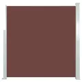 Auvent latéral rétractable 140 x 300 cm Marron