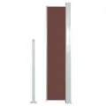 Auvent latéral rétractable 140 x 300 cm Marron