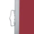 Auvent latéral rétractable Rouge 100 x 600 cm