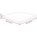 Dessus de table carré 60x60x4 cm Bois chêne massif non traité