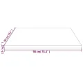 Dessus de table blanc 90x90x2,5 cm bois de pin massif