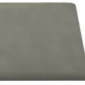 Panneaux muraux 12 pcs Gris clair 30x30 cm Velours 1,08 m²