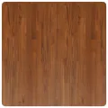 Dessus de table carré Marron foncé 90x90x4cm Bois chêne traité