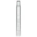 Panier de gabions arqué 400x30x200/220 cm Fer galvanisé