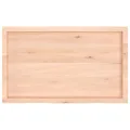 Dessus de table 100x60x(2-4) cm bois de chêne massif non traité