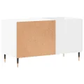 Armoire à disques blanc 85x38x48 cm bois d'ingénierie