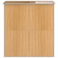 Abri de jardin Marron clair 192x191x223 cm Acier galvanisé