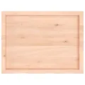Dessus de table 80x60x(2-4) cm bois de chêne massif non traité