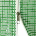 Serre avec cadre en acier vert 8 m² 4x2x2 m